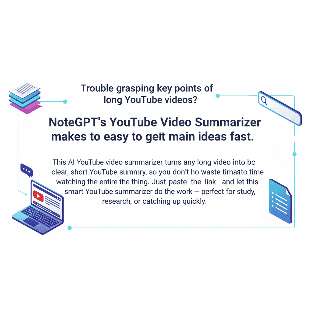 هل تواجه صعوبة في فهم النقاط الرئيسية لمقاطع فيديو يوتيوب الطويلة؟